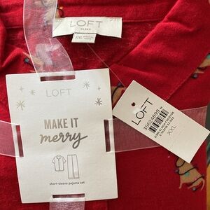 Make it merry short sleeve pajama set